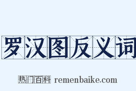 罗汉图反义词是什么意思的图片
